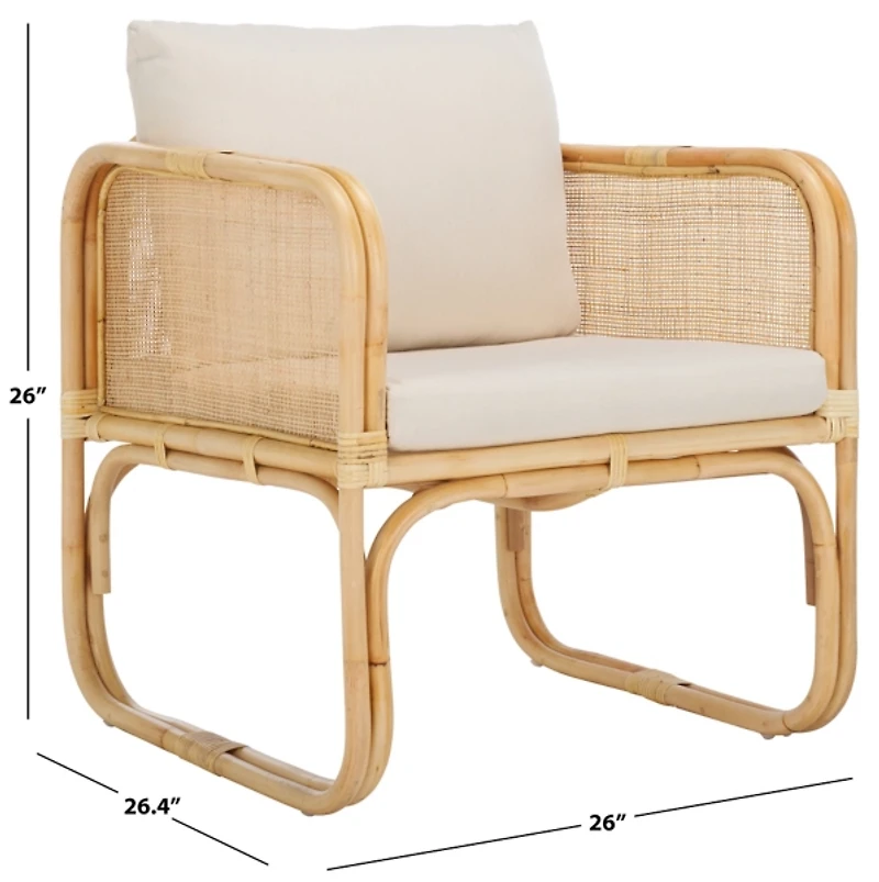 Natural Rattan Inez Accent Chair