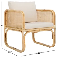 Natural Rattan Inez Accent Chair