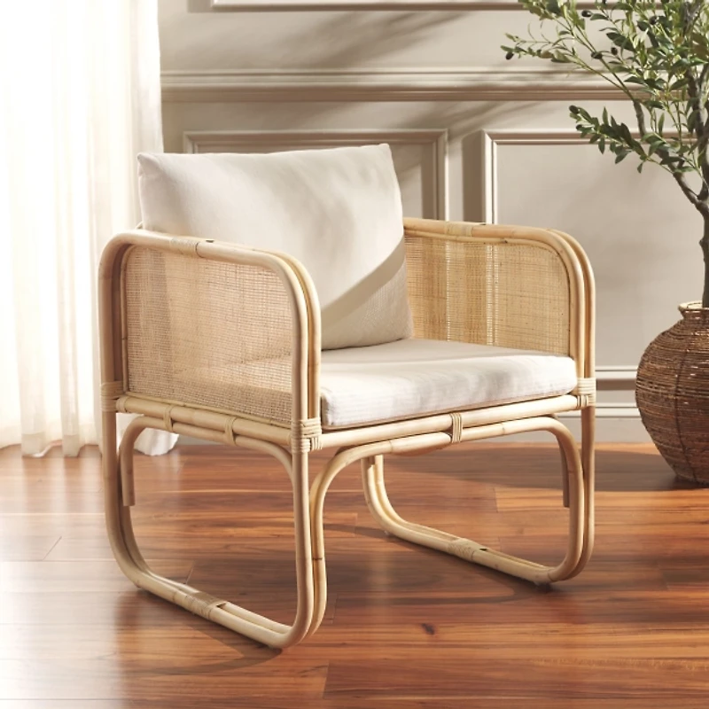 Natural Rattan Inez Accent Chair