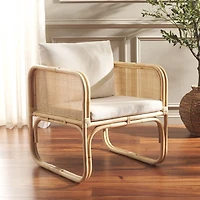 Natural Rattan Inez Accent Chair