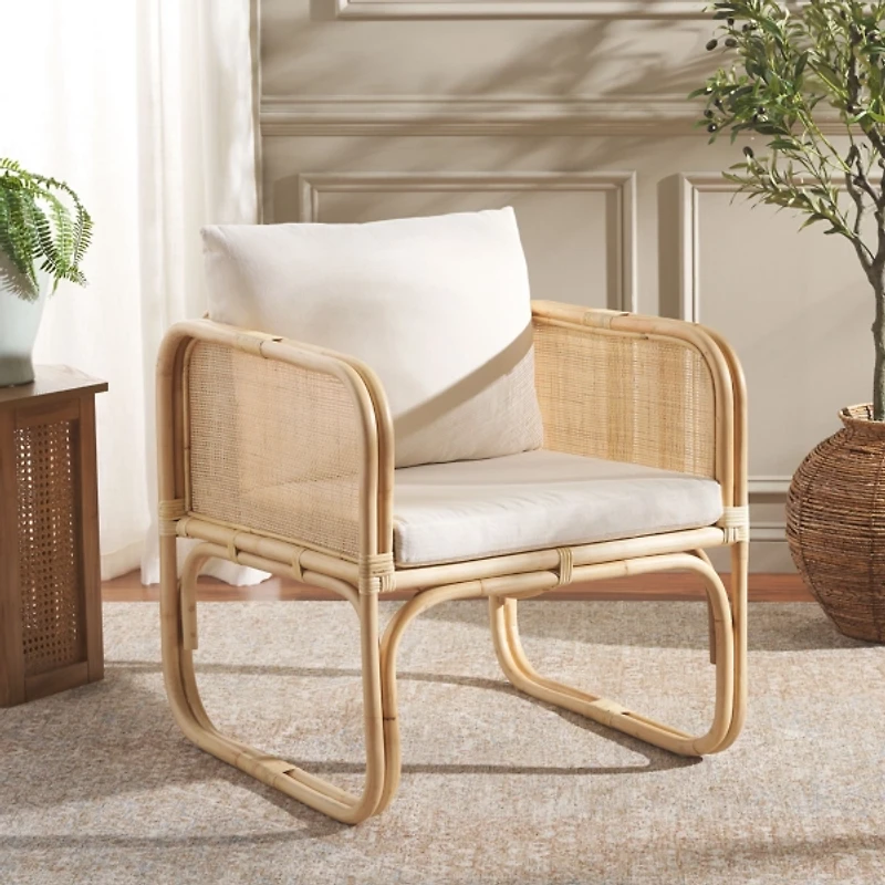 Natural Rattan Inez Accent Chair