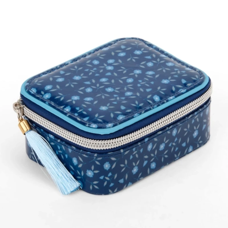 Floral Travel Jewelry Box