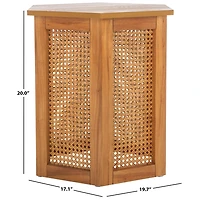Natural Rattan Sophie Accent Table