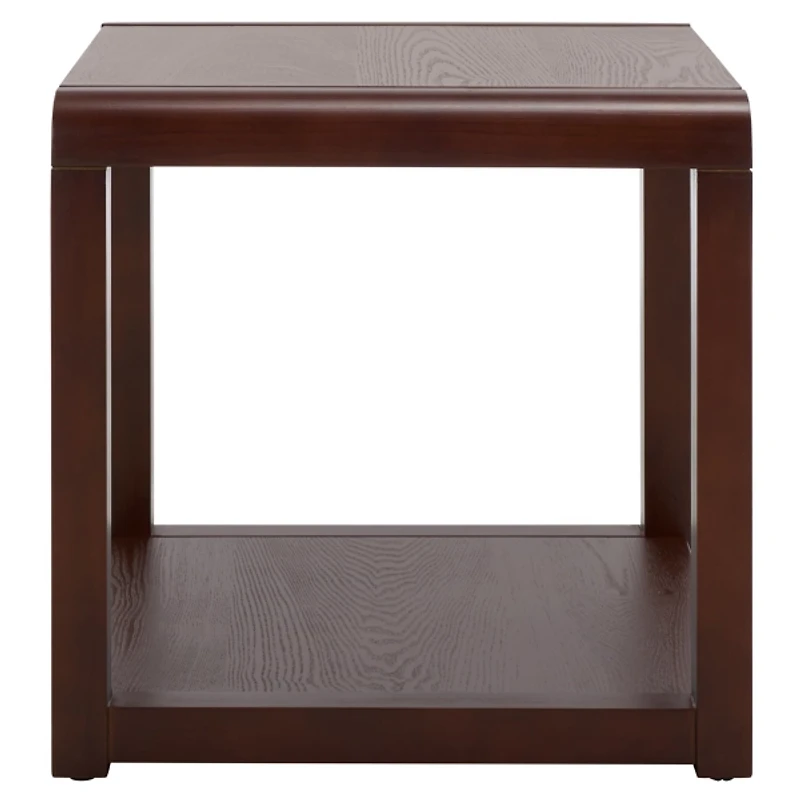 Brown Wood Tiered Tillie Accent Table