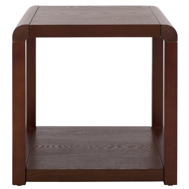 Brown Wood Tiered Tillie Accent Table
