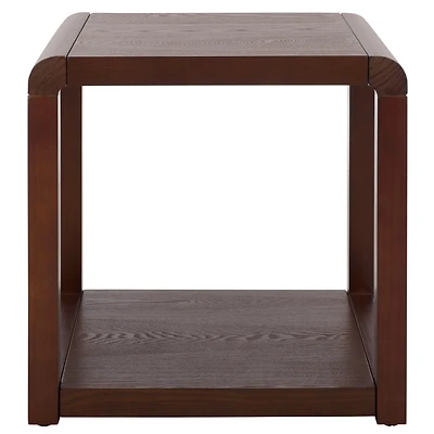 Brown Wood Tiered Tillie Accent Table
