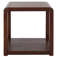 Brown Wood Tiered Tillie Accent Table