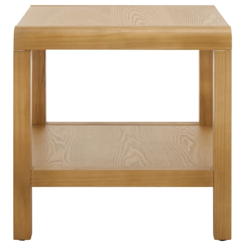 Natural Wood 1-Shelf Tillie Accent Table