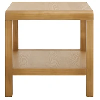 Natural Wood 1-Shelf Tillie Accent Table