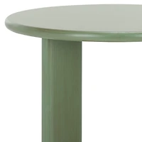 Green Wood Isabelle Modern Accent Table