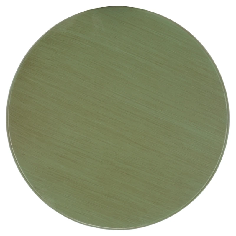 Green Wood Isabelle Modern Accent Table