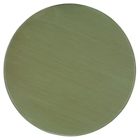 Green Wood Isabelle Modern Accent Table