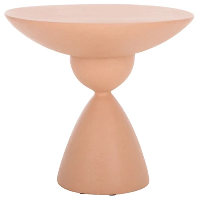 Orange Ciarra Modern Accent Table