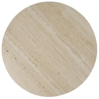 Beige Ceramic Bella Modern Accent Table