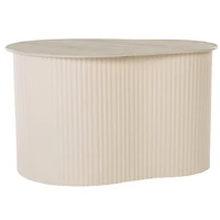 Beige Ceramic Sally Accent Table
