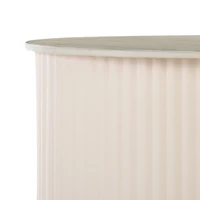 Beige Ceramic Sally Accent Table