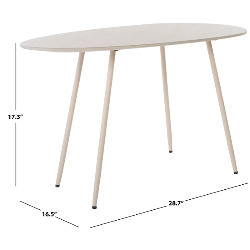 Beige Stone Dixie Accent Table