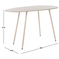 Beige Stone Dixie Accent Table