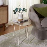 Beige Stone Dixie Accent Table