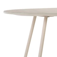 Beige Stone Dixie Accent Table, 16 in.