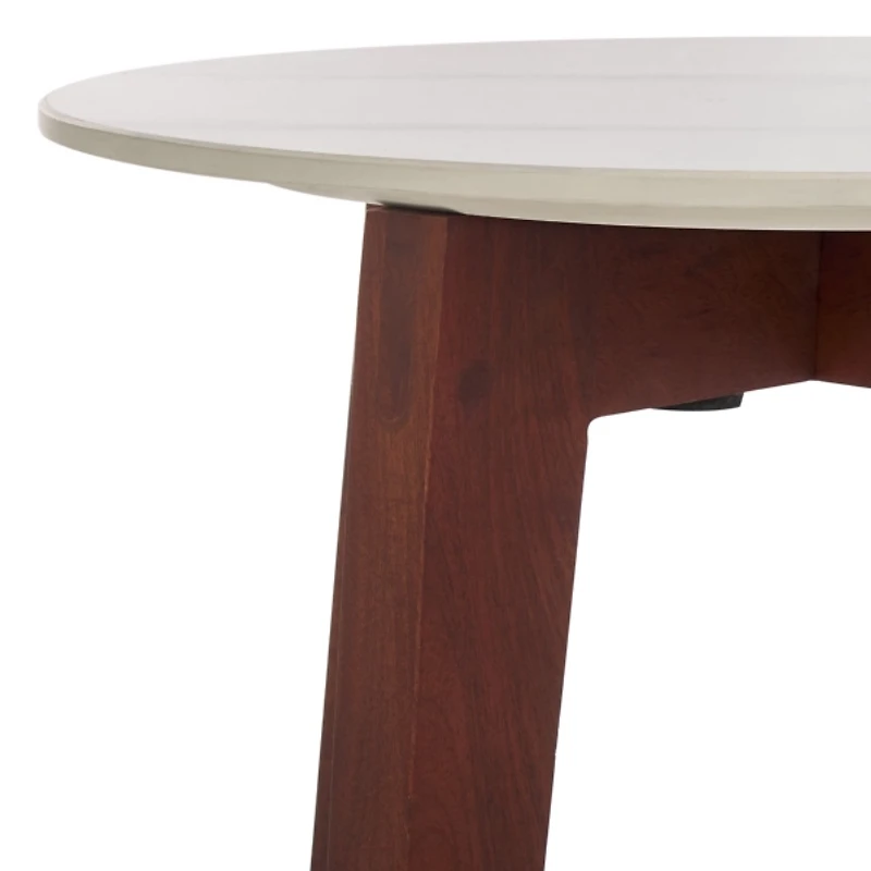 Marble Walnut Cheyenne Accent Table