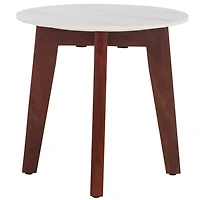Marble Walnut Cheyenne Accent Table