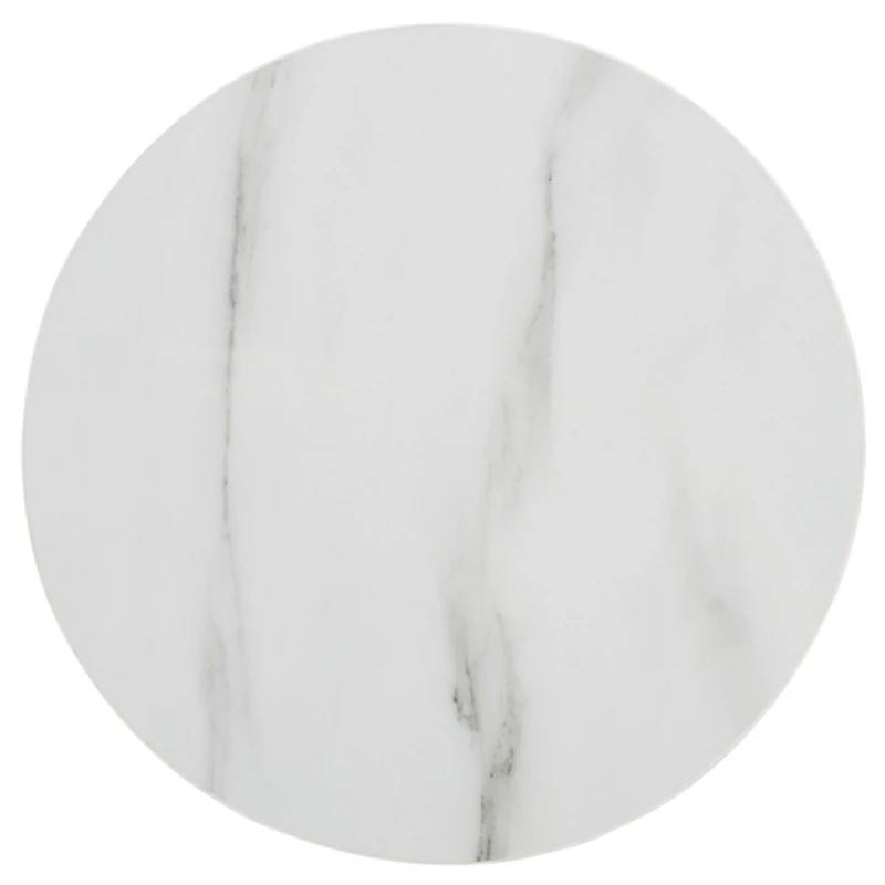 Marble Walnut Cheyenne Accent Table