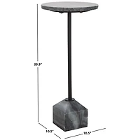 Gray Marble Iron Vera Cocktail Table