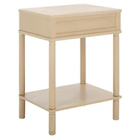 Natural Wood Mina End Table