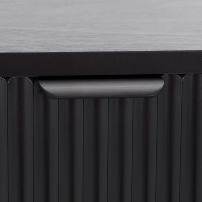 Black Wood Mina End Table