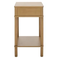 Desert Brown Wood Mina End Table