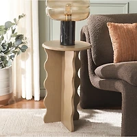 Wood Dollie Accent Table