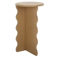 Wood Dollie Accent Table