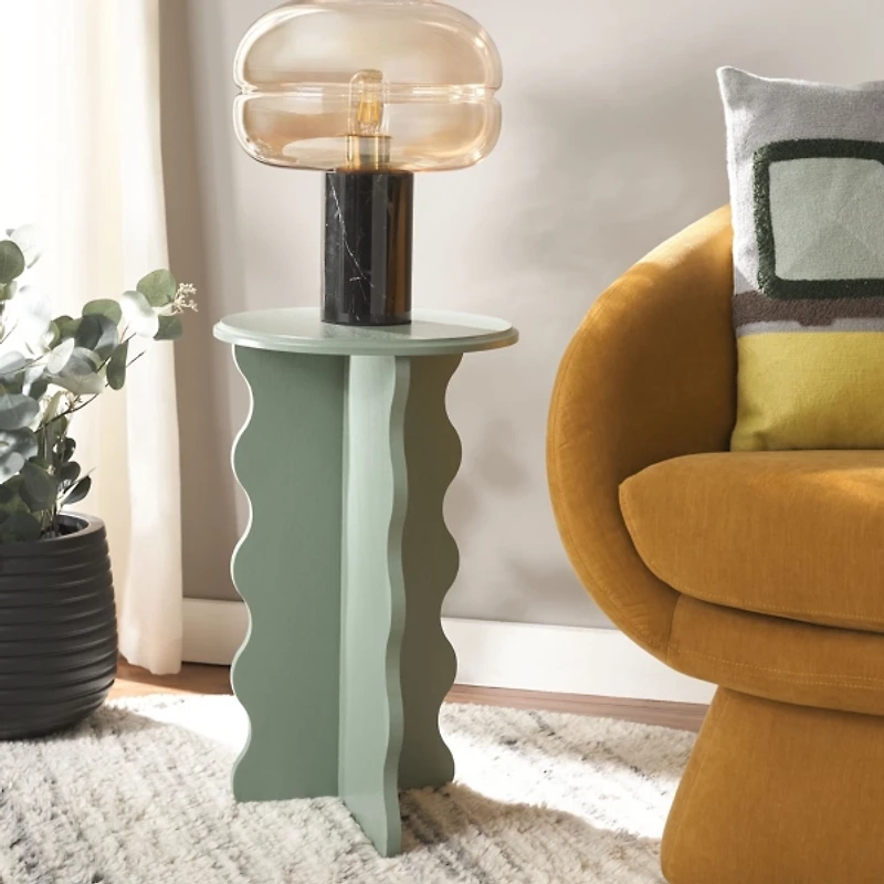 Wood Dollie Accent Table