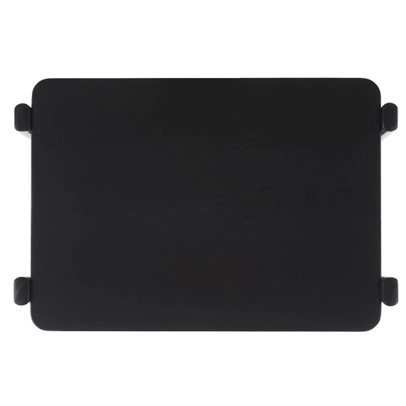 Dark Brown Woven 2-Drawer Rosa Accent Table