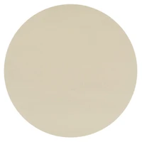 Beige Round Wood Lenora Accent Table