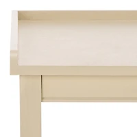 Beige Wood Single Drawer Adelaide End Table