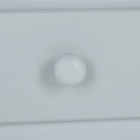 Sky Blue Wood Single Drawer Adelaide End Table