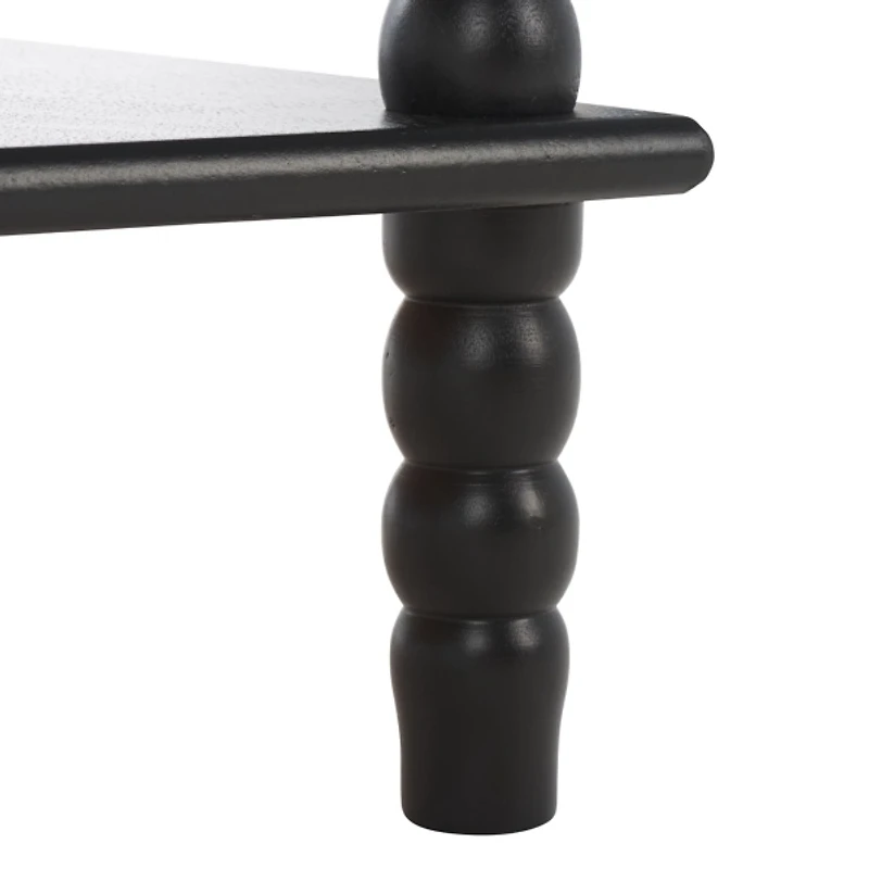 Black Wood Minerva Accent Table