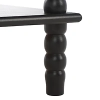 Black Wood Minerva Accent Table
