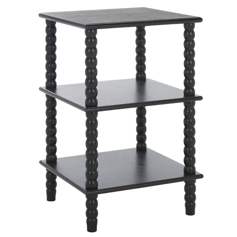 Black Wood Minerva Accent Table