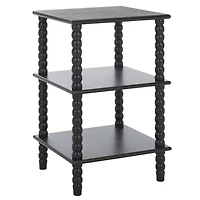 Black Wood Minerva Accent Table