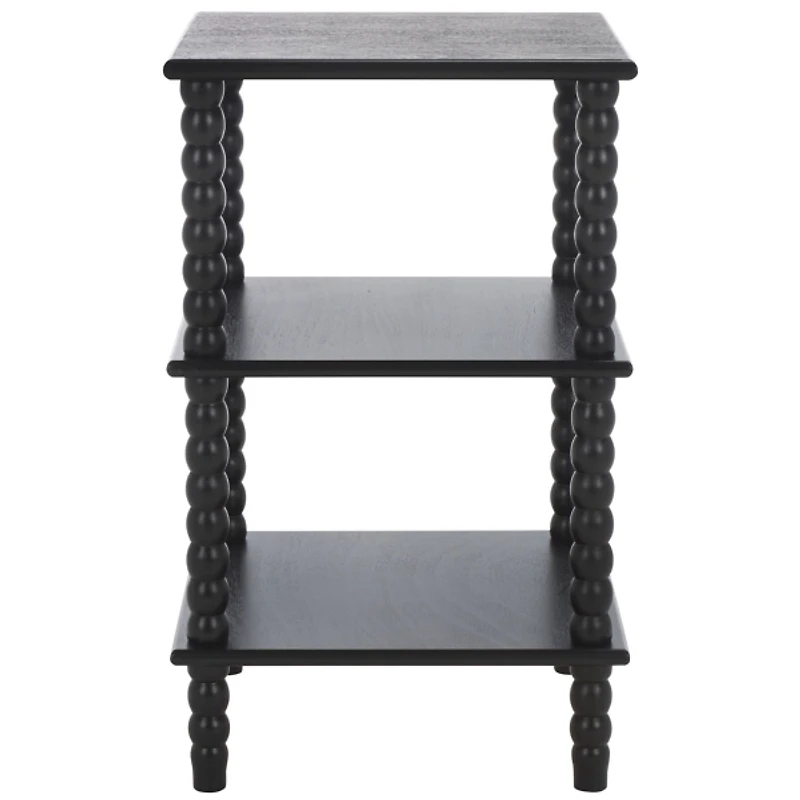 Black Wood Minerva Accent Table