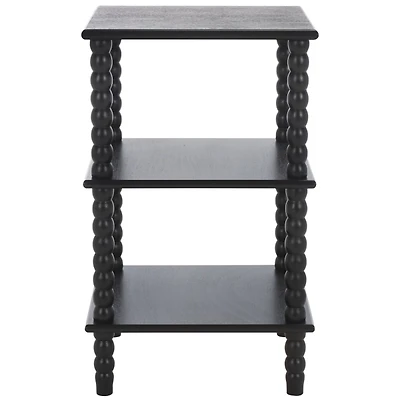 Black Wood Minerva Accent Table