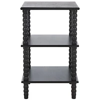 Black Wood Minerva Accent Table