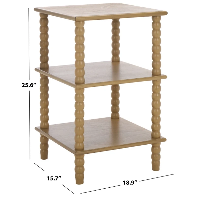 Wood Minerva Accent Table