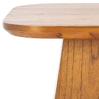 Brown Bayur Wood Jean Accent Table