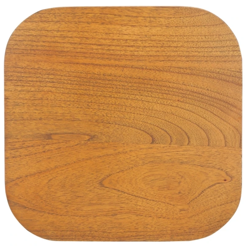 Brown Bayur Wood Jean Accent Table