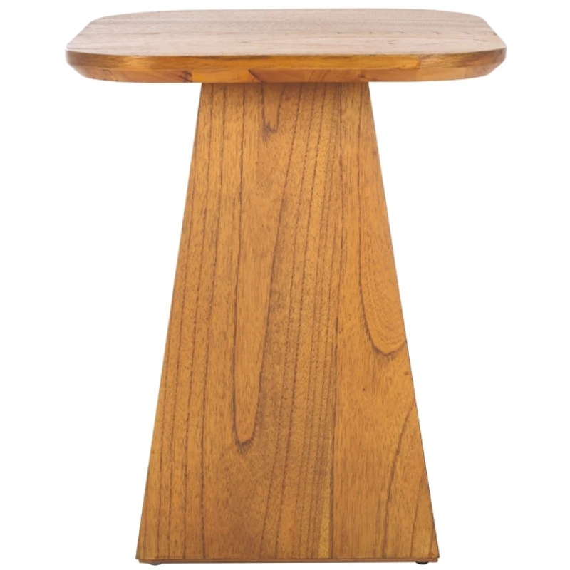 Brown Bayur Wood Jean Accent Table