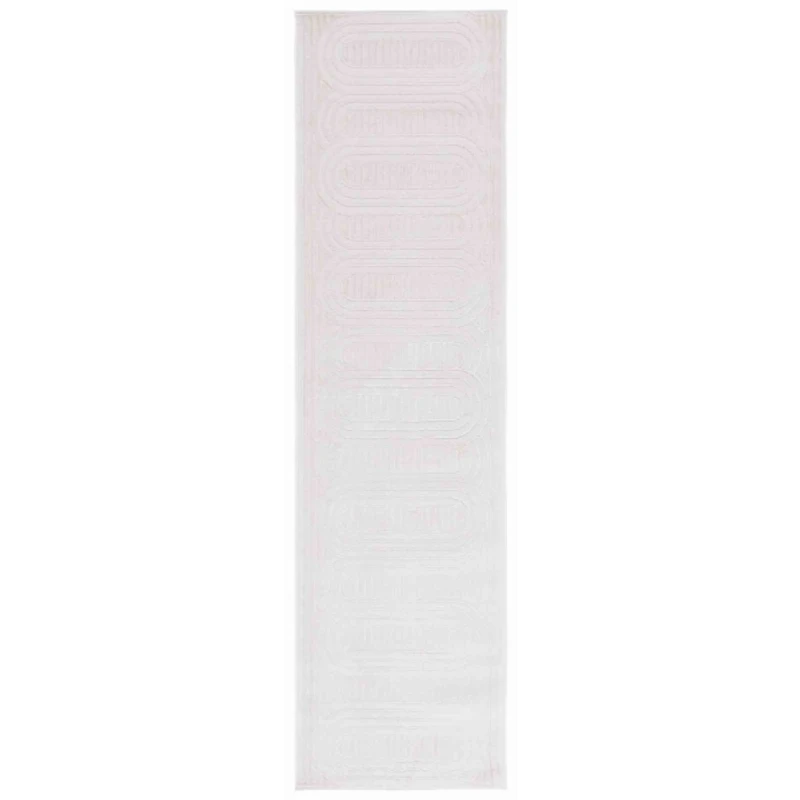 Ivory Lunetta Contemporary Runner, 2x8